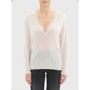 IRO Haby Sweater Womens Size Large Cloudy White